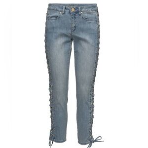 Michael Kors Lace Up Cropped Jeans​​​​